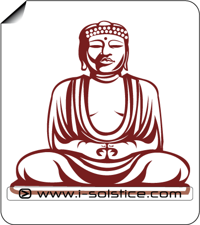 Sticker Bouddha 2
