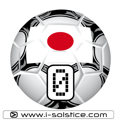 Sticker Ballon de Foot Japon