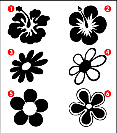Sticker Fleurs 5